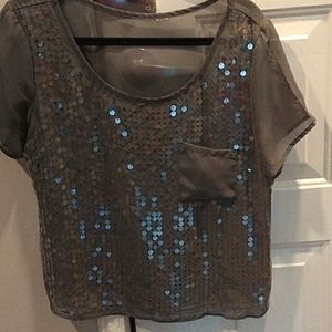 Vintage sparkle top